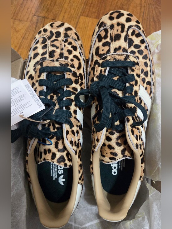 adidas Shoes - adidas OG Samba Women's Leopard Print Sneakers in Tan and Black